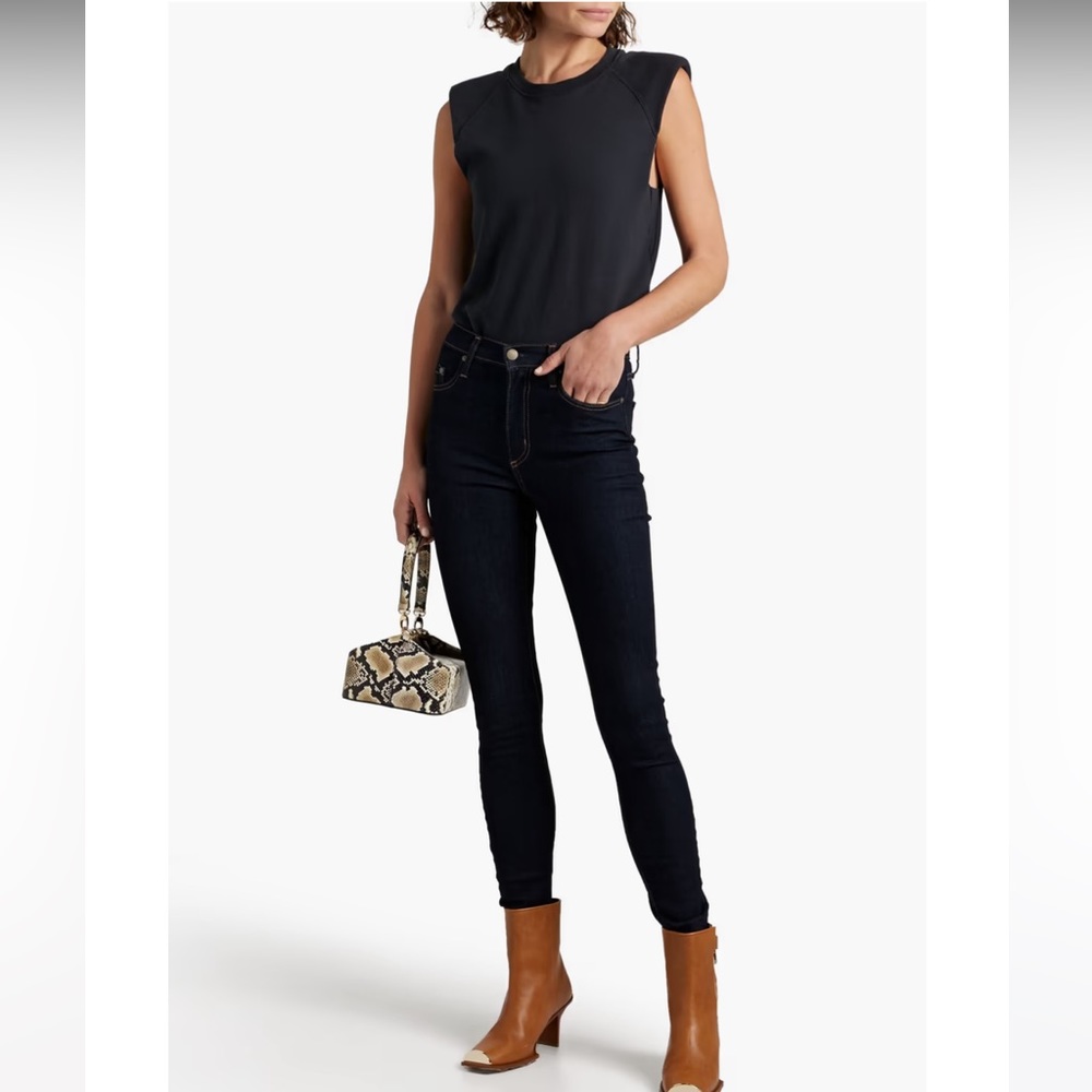 Nobody Denim Cult high-rise skinny jeans sz 28 NWT in dark denim